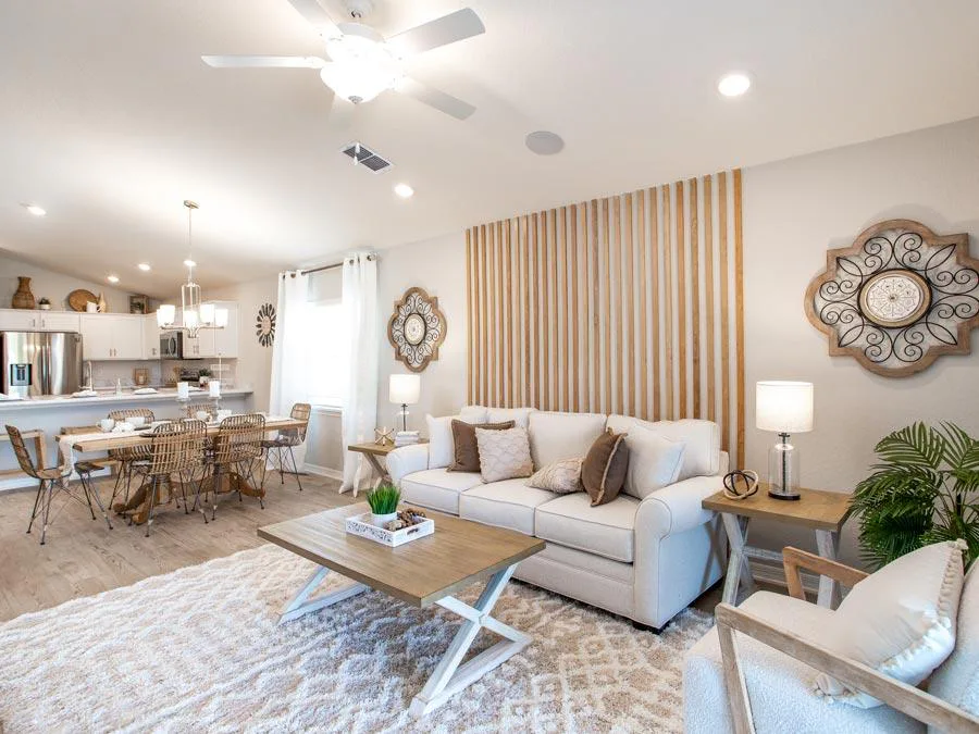 Amaryllis model home gathering room