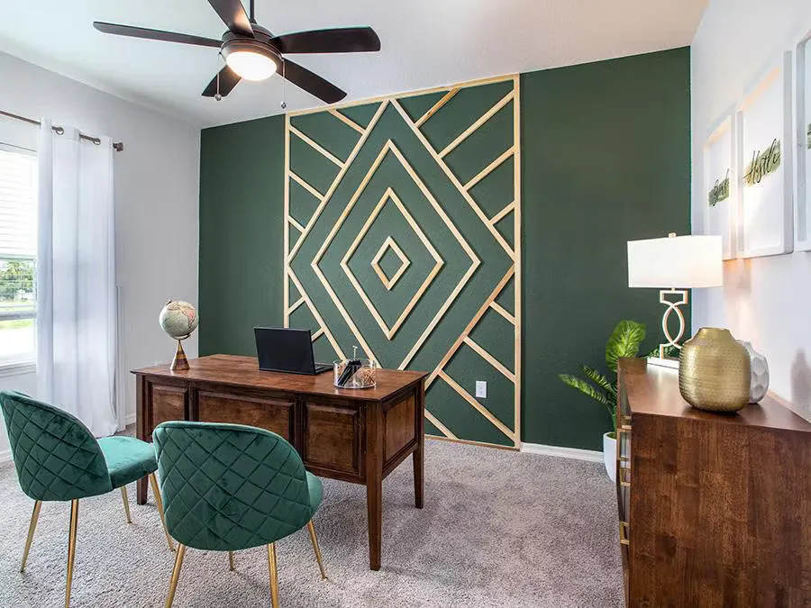 Shelby model home den