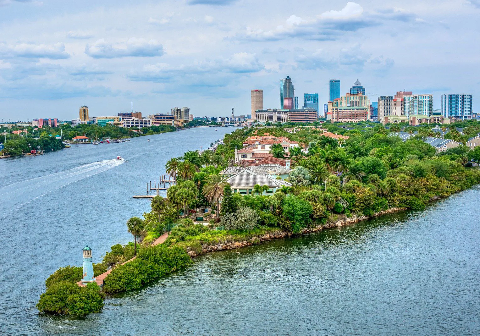 Tampa Bay with Skyline