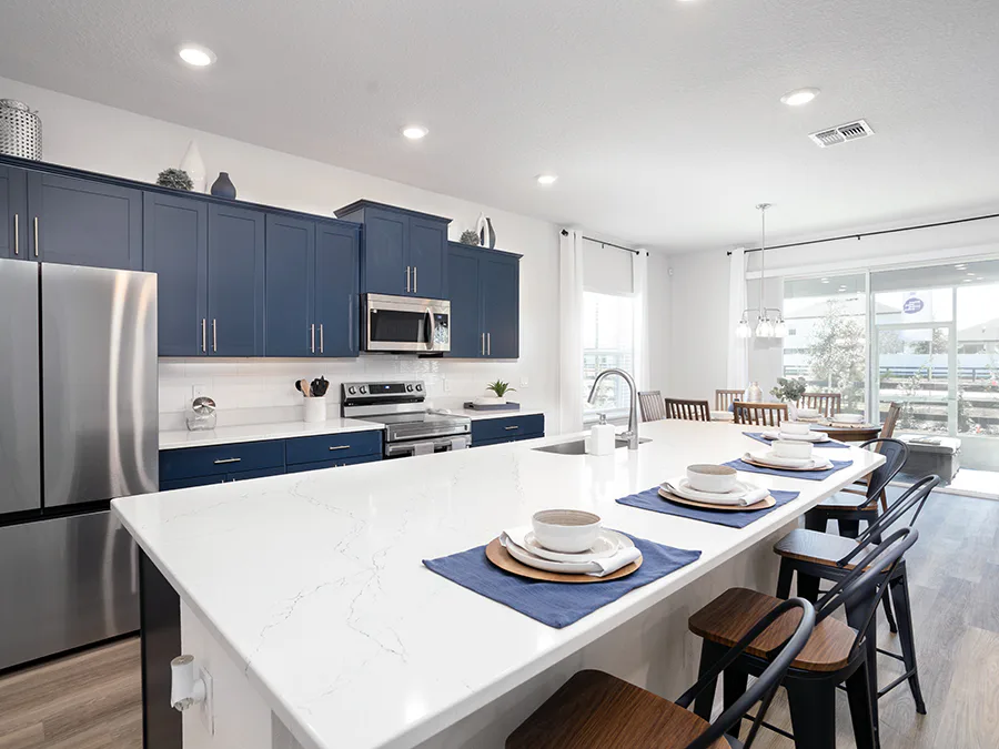 Blue Cabinets